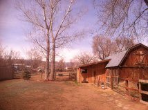 Barn and pasture - taft house.
