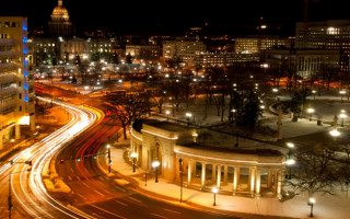 Downtown-Winter-Night
